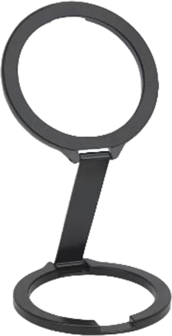 옐로우베이스 맥세이프 양면 자석 부착 스마트톡 휴대폰 거치대 슬림형, 1개, 블랙