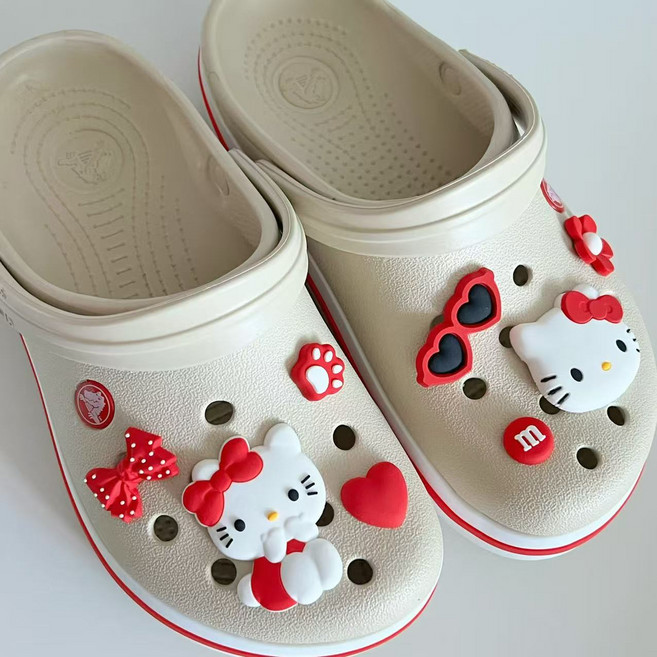 미루노 귀여운 신발 악세사리 실내화 꾸미기 파츠8P 세트