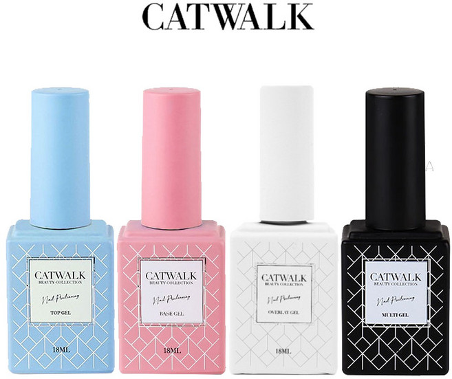 캣워크 베이스젤 탑젤 멀티젤 오버레이젤 파우더젤 택1 / 베이직젤 젤네일 젤폴리쉬, 1개, 18ml