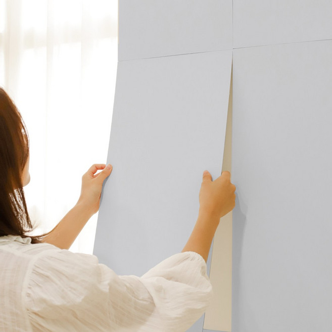 코지블럭 무광 폼블럭 단열벽지 접착식 포인트 인테리어, 소프트그레이 (30x60cm), 10개