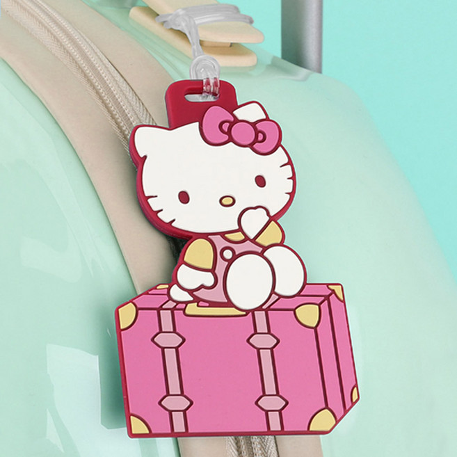 산리오 골프백 러기지택 여행가방 캐리어 수화물 이름표 네임택