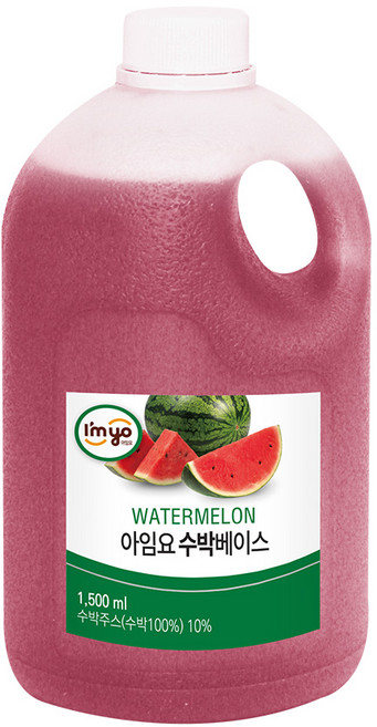 아임요 수박 베이스, 1.5L, 5개