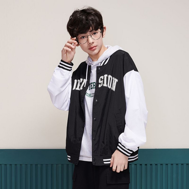 에꼴리에 남녀공용 여름이월 쿨나일론 야구점퍼 25B0101