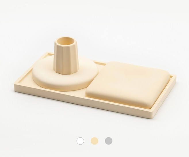 에코앤드 규조토 욕실 다용도 거치대 4p 세트 마이홈 리빙 point (베이지)