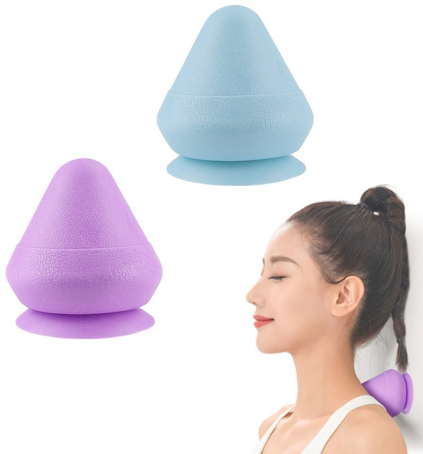 도나토르 흡착식 지압 근막볼 마사지볼, 블루, 1개