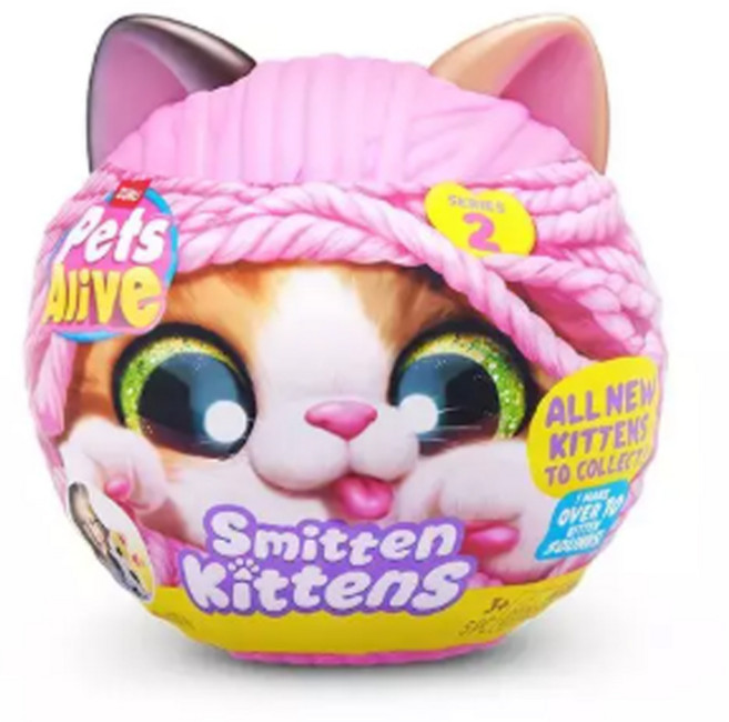펫츠얼라이브 스미트키튼 아기고양이 작동동물인형, 205mm, 랜덤 발송, 1개