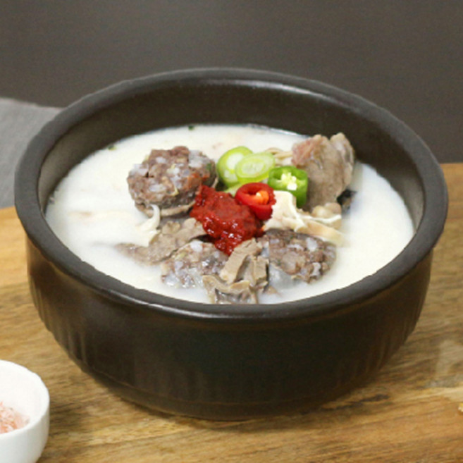 먹자왕곱창 순대국 즉석 요리, 600g, 3개