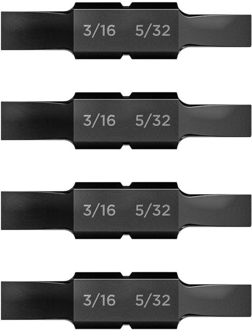 Galvanox Leatherman 멀티 툴용 플랫 비트 모양의 나무 목수 연필 (4팩), 3/16" - 5/32"