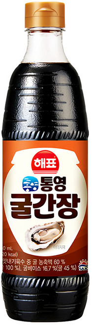 해표 통영굴간장, 8개, 840ml