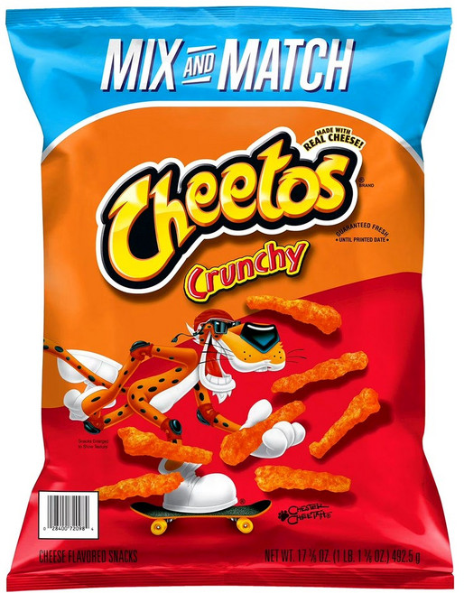 치토스 오리지널 크런치 치즈맛 Cheetos Crunchy Cheese Snacks, 1개, 492.5g