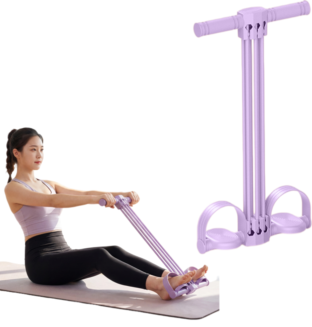 별의 바다 전신 지방컷 로잉밴드 고탄력 튜빙밴드 홈트 6선, 1개, 보라색