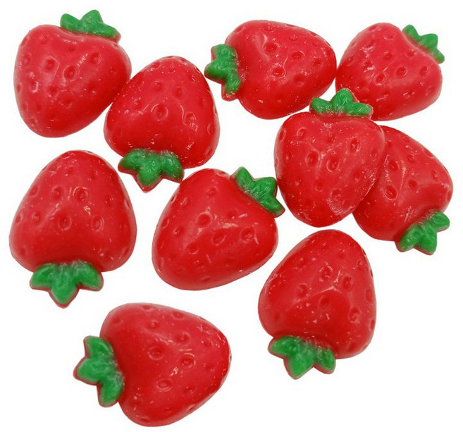 딸기모양 초콜릿 홈베이킹 꾸미기 장식 케이크 머핀 데코, 1g, 10개