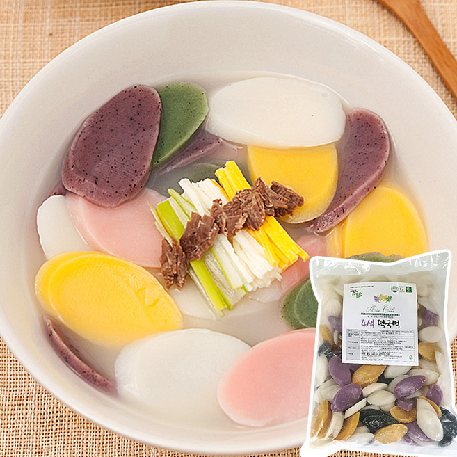 100% 국산쌀 4색떡국떡 쑥떡국떡 흰떡국떡, 4색떡국떡1kg+쑥떡국떡500+흰떡국떡500g, 1개, 1kg