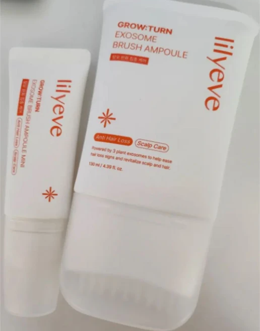 윤은혜 PICK 대용량 릴리이브 그로우턴 엑소좀 브러쉬 앰플 130ml+미니 30ml 리뉴얼, 1개, 130ml - 쿠팡