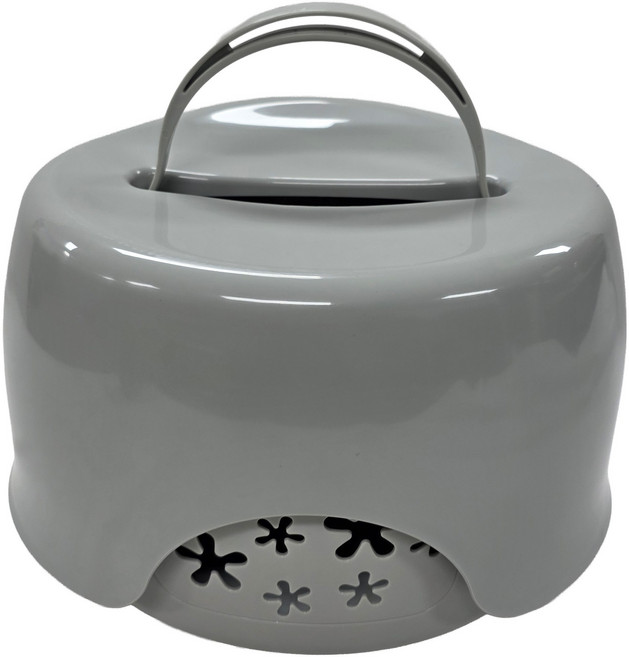 휴대가 편한 다용도 바스켓 & 체어 콤보 세트, 그레이