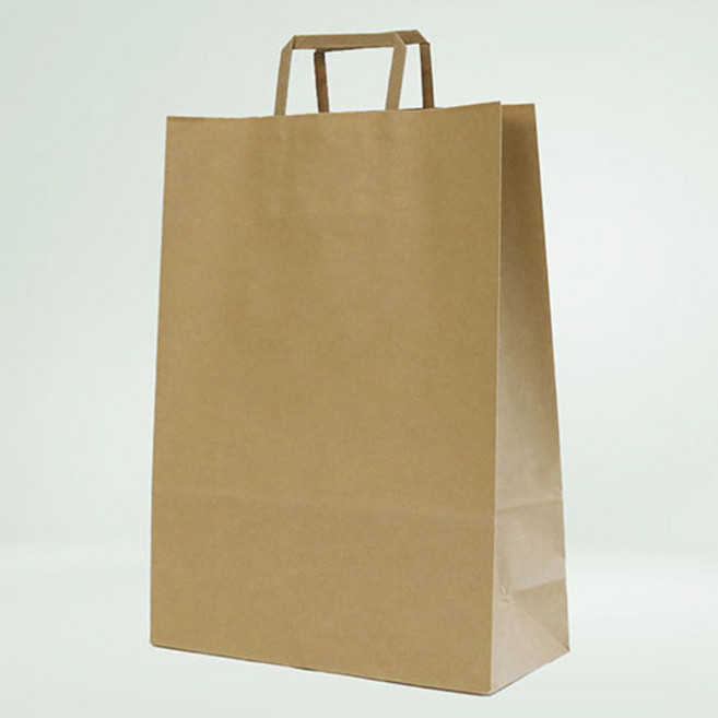 애브리플러스 크라프트 쇼핑백 무지 종이쇼핑백 도시락 종이가방 종이백 선물포장 1매