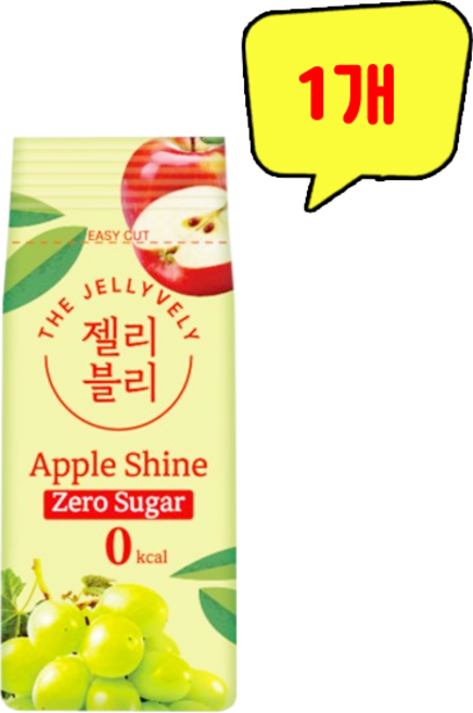 MDS 젤리블리 제로슈거 애플샤인 젤리, 1개, 60g