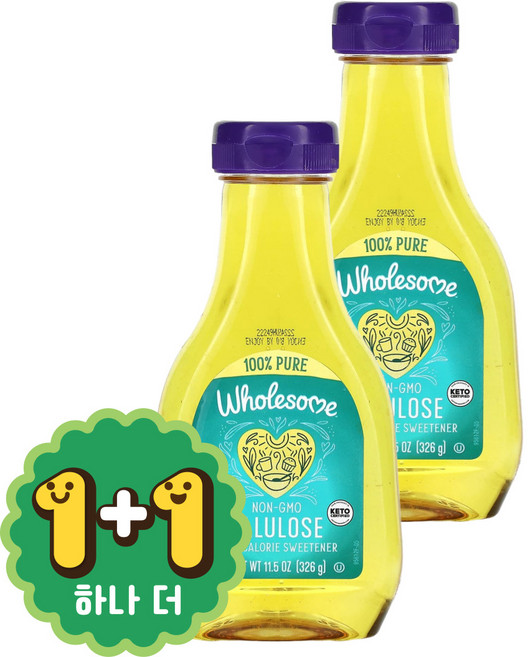 Wholesome Sweeteners 알룰로오스 액상 감미료 제로 칼로리 326g 2개