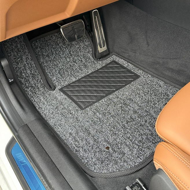 캐딜락 CT6 뉴 코일매트 루프 바닥매트 자동차 차량매트 발판 운전석 조수석 주문제작, 1열+2열, CT6(16~), 블랙