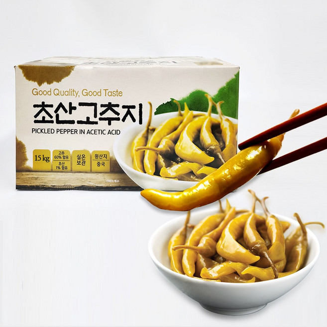 [모든반찬] 초산고추지, 1개, 15kg