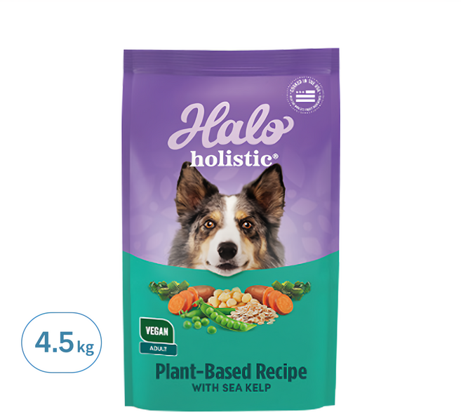 Halo 嘿囉 成犬 低敏舒膚 乾飼料, 海藻, 10lb, 1袋
