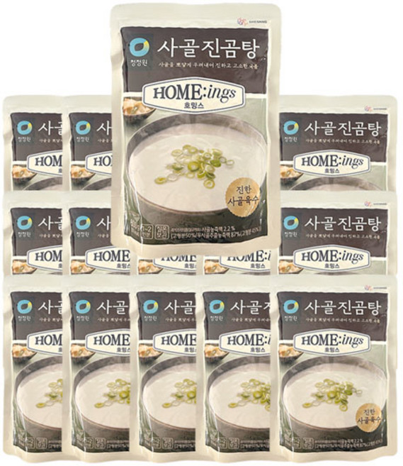 청정원 호밍스 사골진곰탕, 500g, 16개