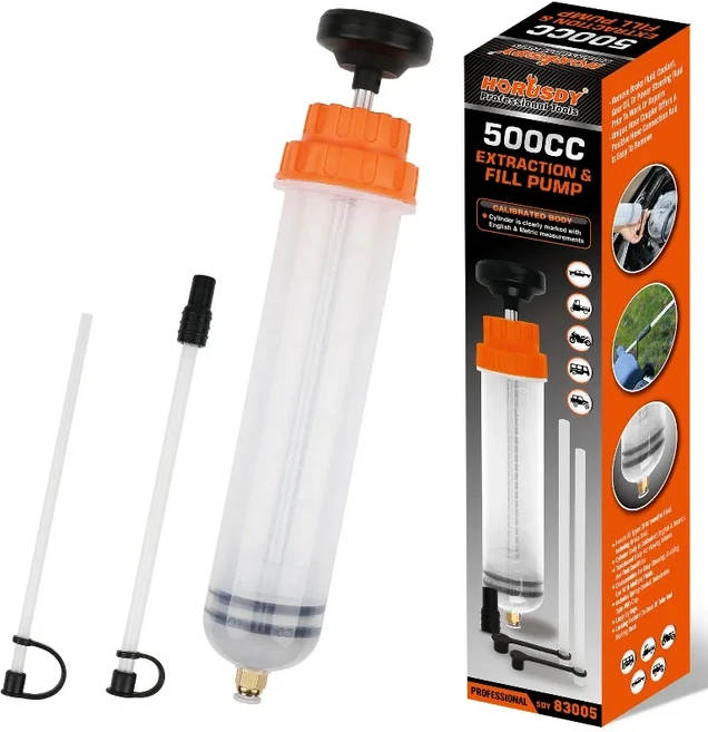 Manual Oil Extractor Pump Portable Fluid Transfer Siphon Handheld Fuel Tool for Car Motorcycle Boa, 01 A