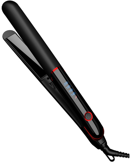 Serlace 插電直捲兩用陶瓷釉離子夾, 黑色, SER-Hair S