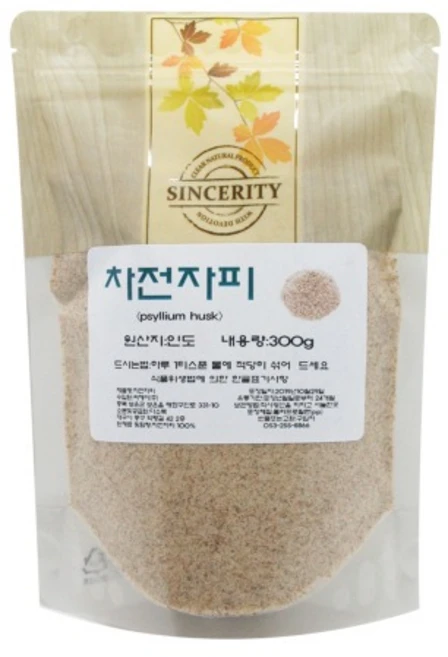 (인도산) 차전자피 분말 거친입자 식이섬유, 2개, 300g - 쿠팡