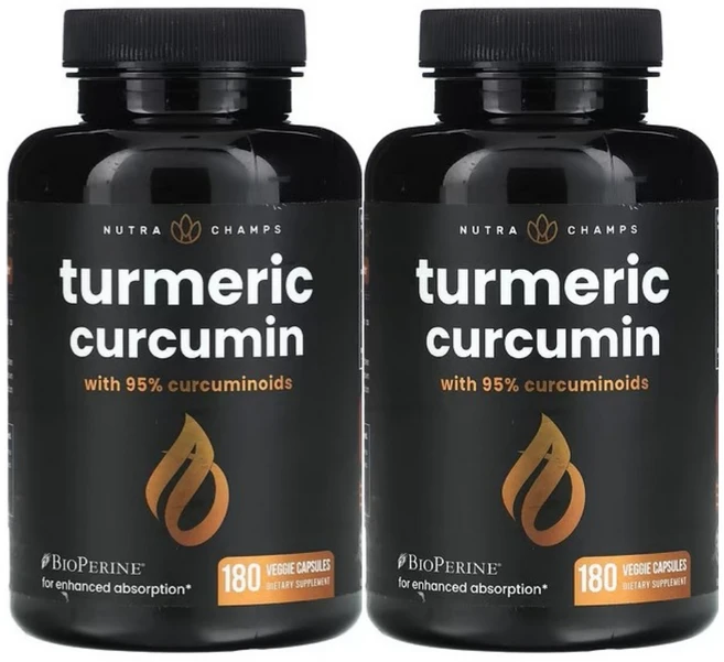 뉴트라챔프 강황 커큐민 180 베지캡슐, 2개, 180정 - 쿠팡