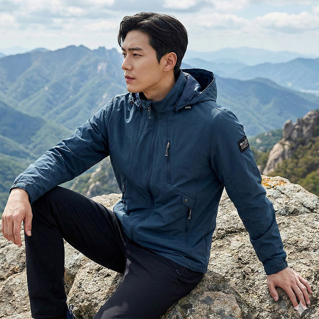 MOLEX 가을 남자 갤럭시 등산복 작업복 잠바 근무복 작업 자켓