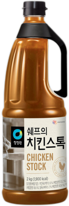 청정원 쉐프의 치킨스톡, 1개, 2kg