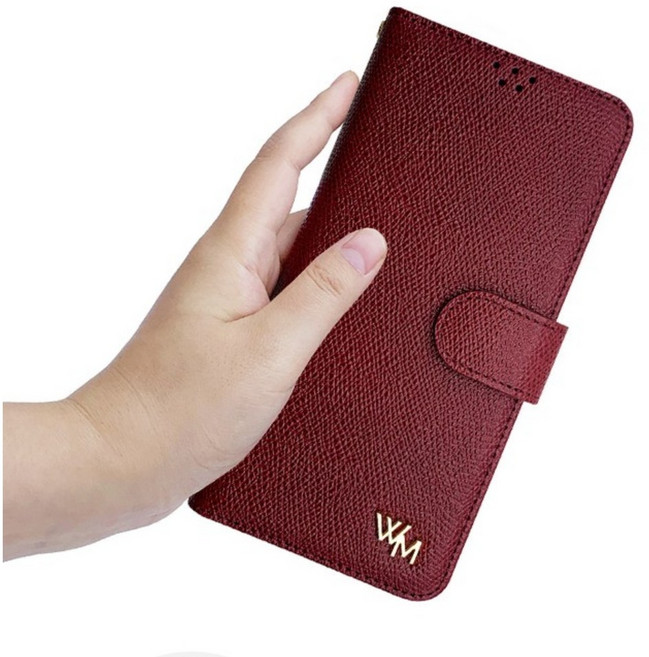 갤럭시퀀텀5 SM-A556S 다나 클래식 천연가죽 다이어리 케이스 현금 카드 수납