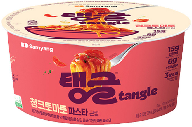 탱글 청크토마토파스타, 105g, 7개