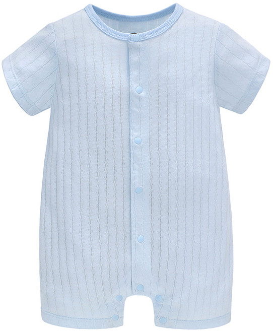 스타도어 순면 메쉬 풀 스냅 통기성 반팔 롬퍼