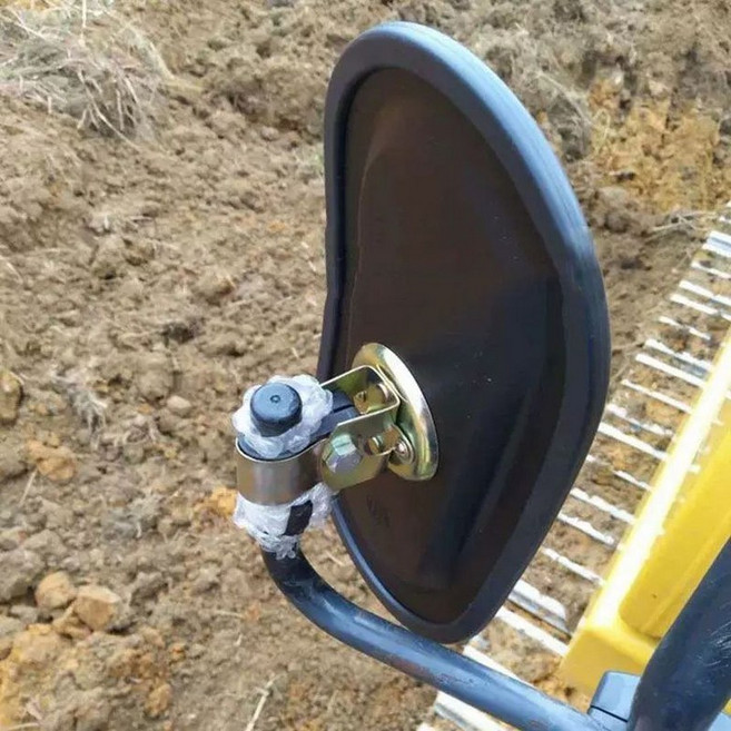 굴삭기 사이드미러 중장비 사각지대 보조 트럭 안전반사경, 1개, 신강 범용 모델, 기본 색상