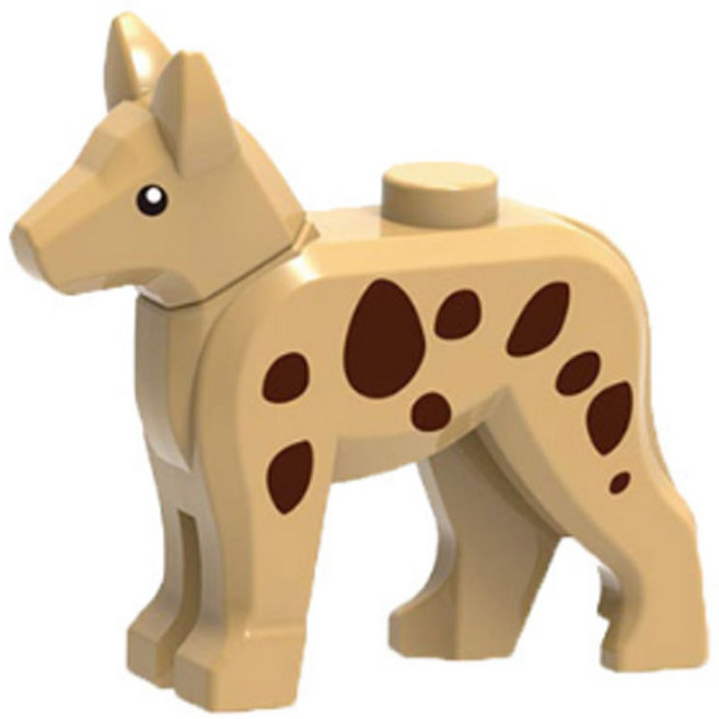 동물 호환 블럭 미니 피규어 모음, 62. 미니 아이보리 달마시안, 1개
