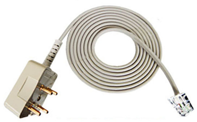 인네트워크 국산 6P2C 전화선 L코드 케이블 10m IN-L코드-10M, 1개