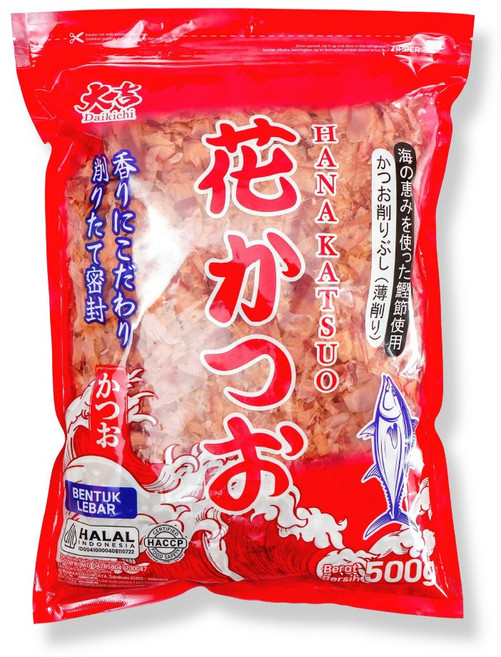 다이키치 프리미엄 극초박 가쓰오부시 0.02mm 토핑용 & 육수용 신선한 일본산 고급 가쓰오부시, 1개, 500g