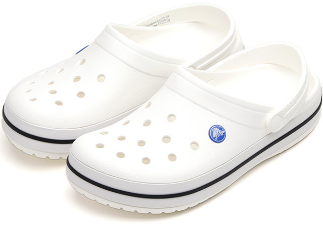 25SS 100% 정품 크록스 크록밴드 클로그 화이트 남성 여성 슬리퍼 샌들 11016 100