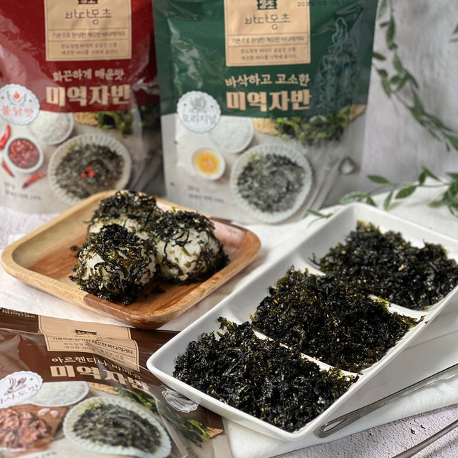 하라네 완도 3가지맛 미역자반 자반볶음 50g 3봉, 3개