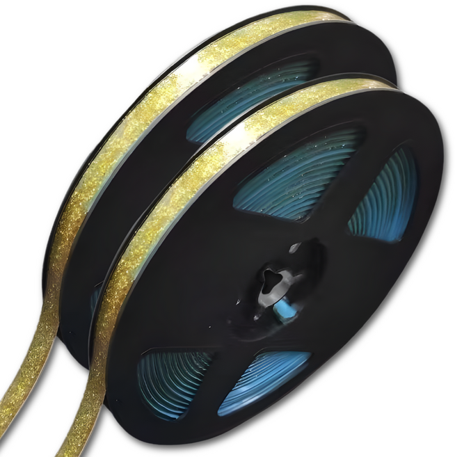 바이빈이 싱크대 욕실 실리콘 방수 줄눈 테이프, 2개, 골드