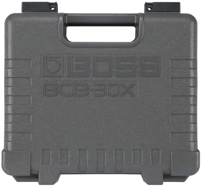 보스 BCB-90X 대형 기타 이펙트 보드 일체형 뚜껑 | 내구성 강한 성형 케이스와 접속 박스 최대 10개 페달에 맞게 맞춤형 제작, BCB-30X