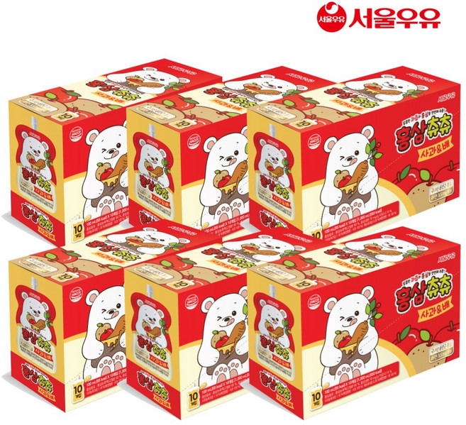 서울우유 홍삼츄츄, 60개, 100ml
