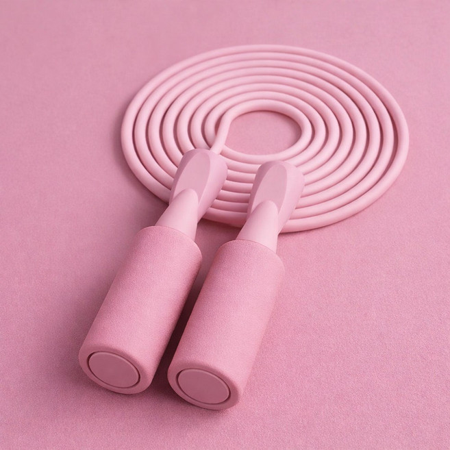 리브온 헤비 줄넘기 근력강화 피트니스 트레이닝 로프 홈트용, 1개, 핑크