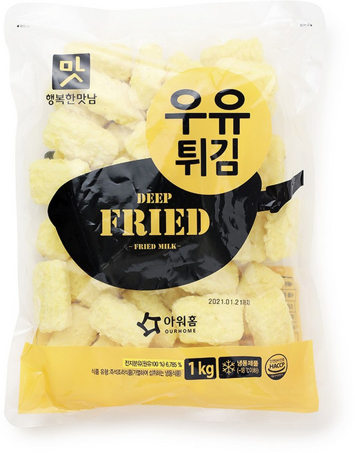 아워홈 행복한맛남 우유튀김, 1개, 1kg