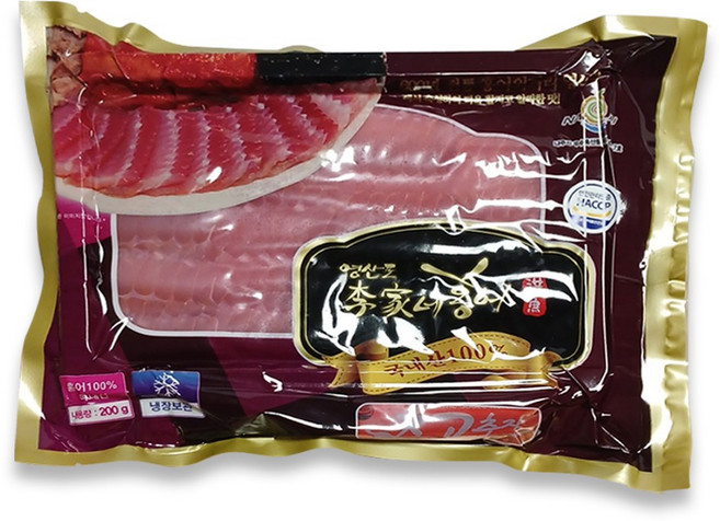 [나주수산] 영산포이가네홍어 날개살200g 국산 진공 중간삭힘, 1개, 200g