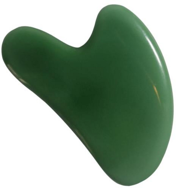 괄사 튼튼넥 림프순환마사지 도자기 괄사 스킨 케어 마사지 스크래핑 도구 페이셜 바디 뷰티 옥 보드 750, 1개