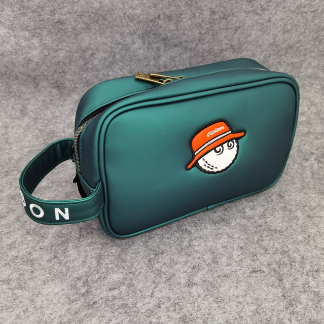 볼 파우치 공 클러치 파우치백 여성 미니백 손 남성 골프 가방, 먹빛 홑겹