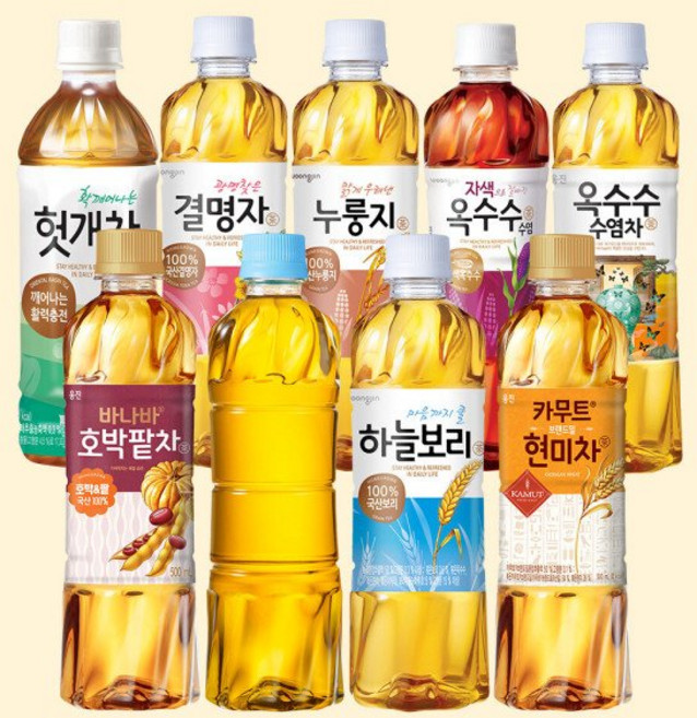 웅진 20입+20입 하늘보리/옥수수수염차/카무트현미차/결명자차/호박팥차 외 11종 500ml 20+20 골라담기, 자색옥수수수염차 500ml 20개, 생차 녹차 500ml 20개